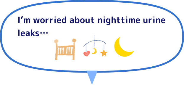 I'm worried about nighttime urine leaks...